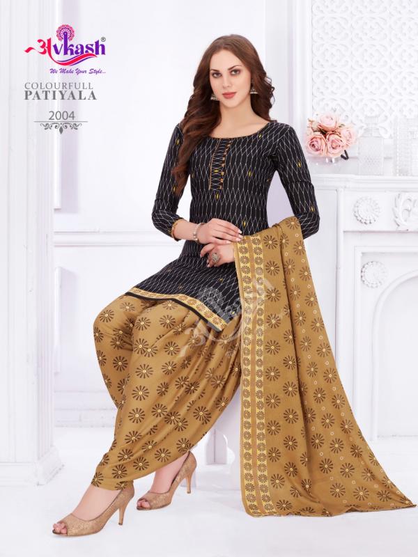 Avkash ColourFull Patiyala Vol 2 Cotton Designer Exclusive Ready made Suit